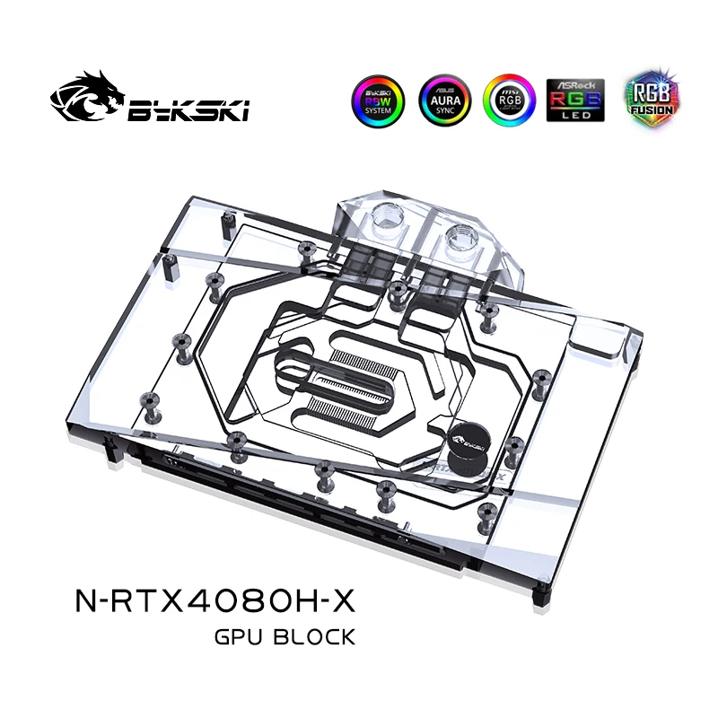 Bykski GPU Water Block for NVI - đánh giá và giá Rtx 4080 Water Cooling Block