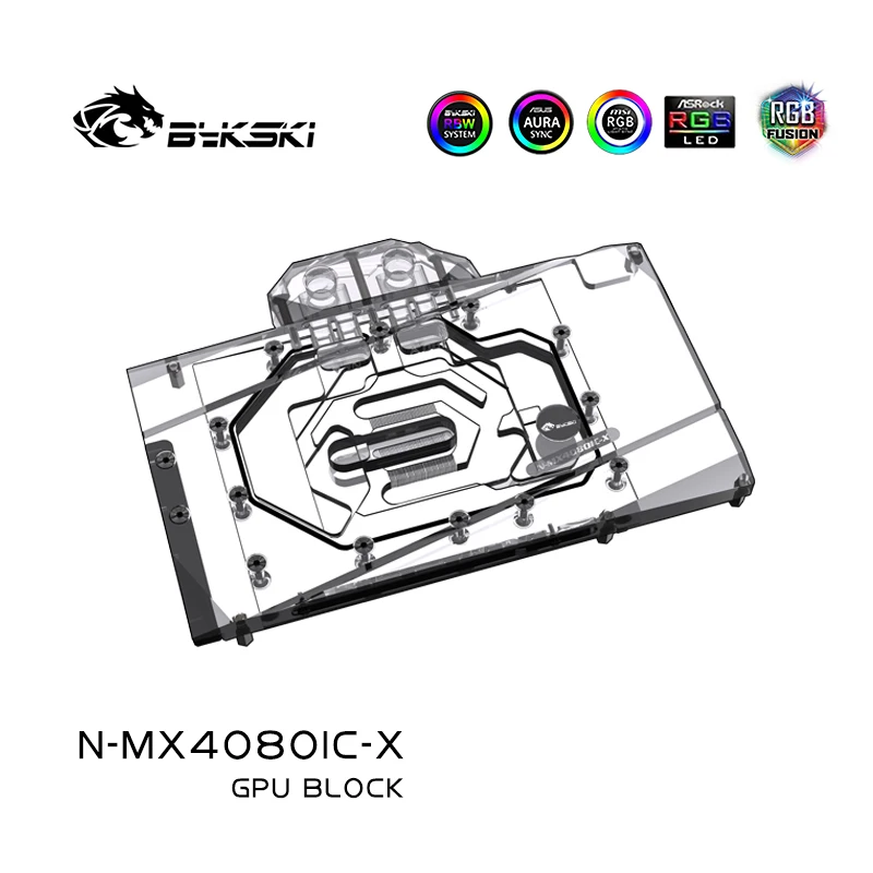 Bykski GPU Block for MAXSUN RT - đánh giá và giá Rtx 4080 Water Cooling Block