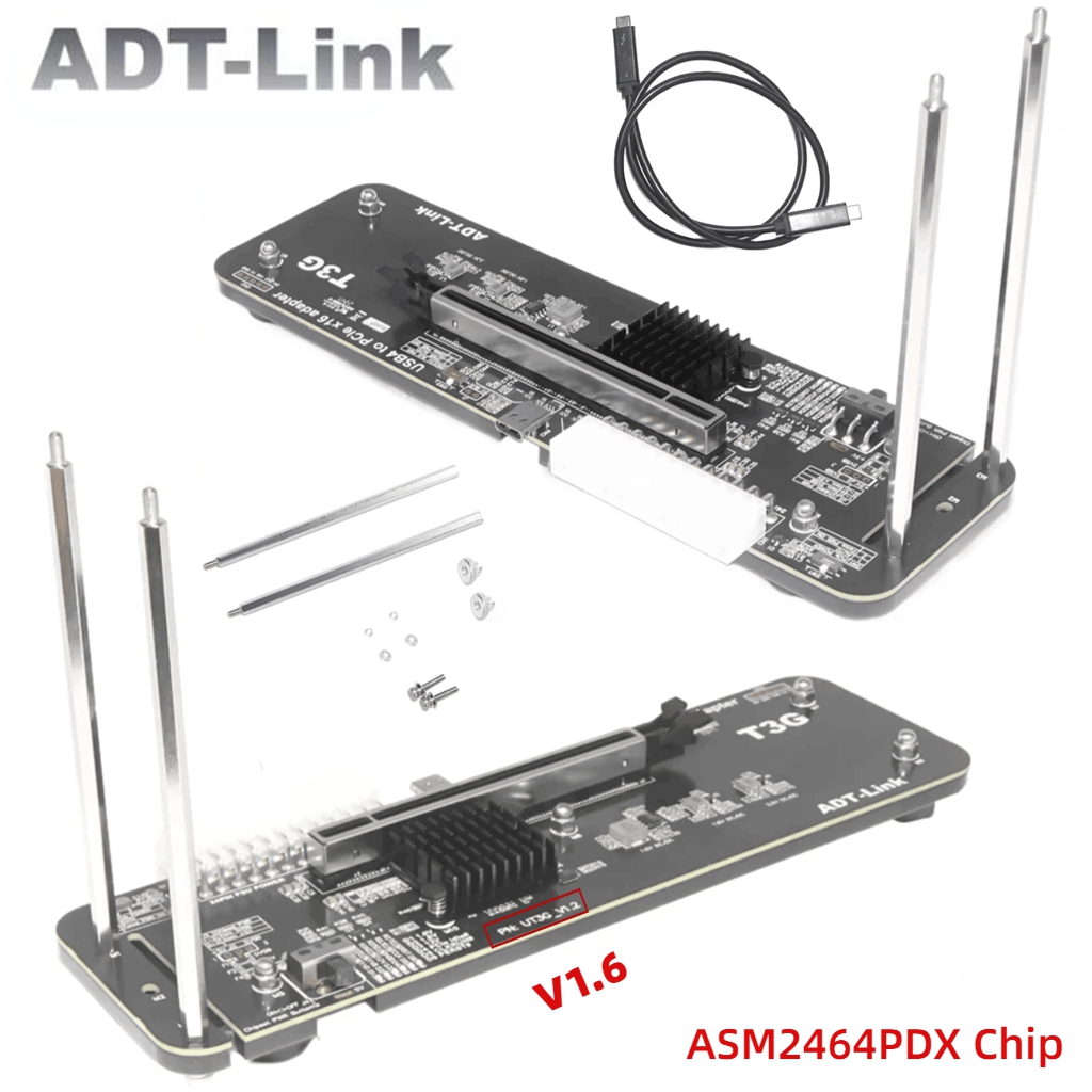 ADT UT3G For NUC ITX STX Noteb - đánh giá và giá Gpu External Dock Egpu Thunderbolt 4