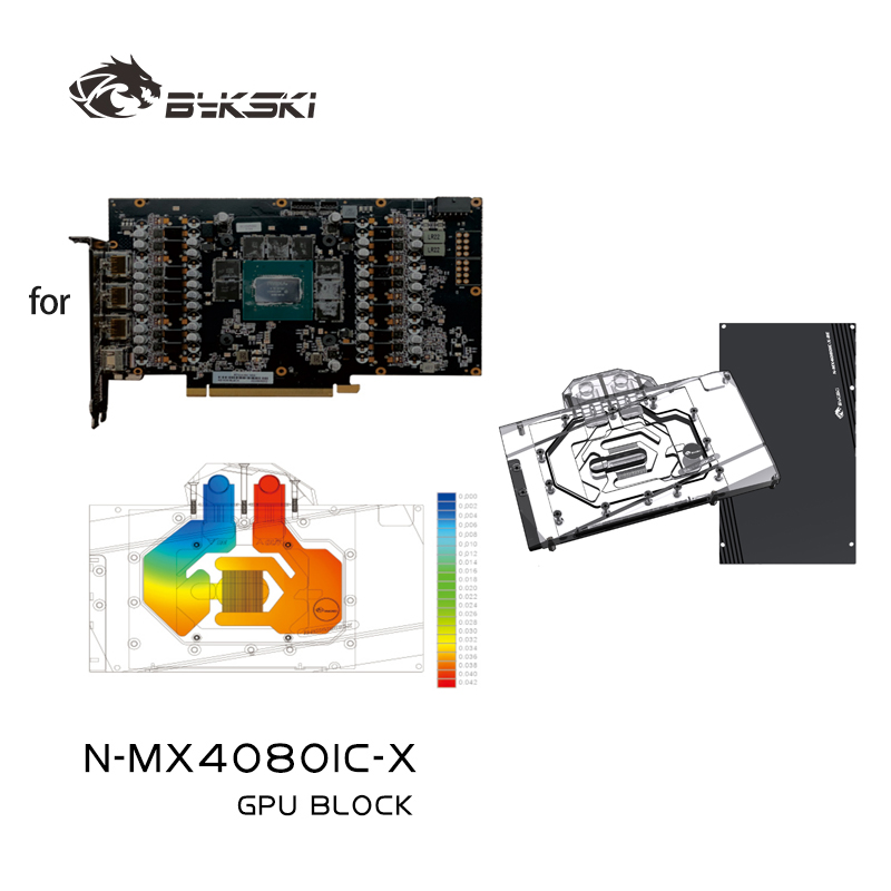 Bykski N-MX4080IC-X GPU Block  - đánh giá và giá Rtx 4080 Water Cooling Block