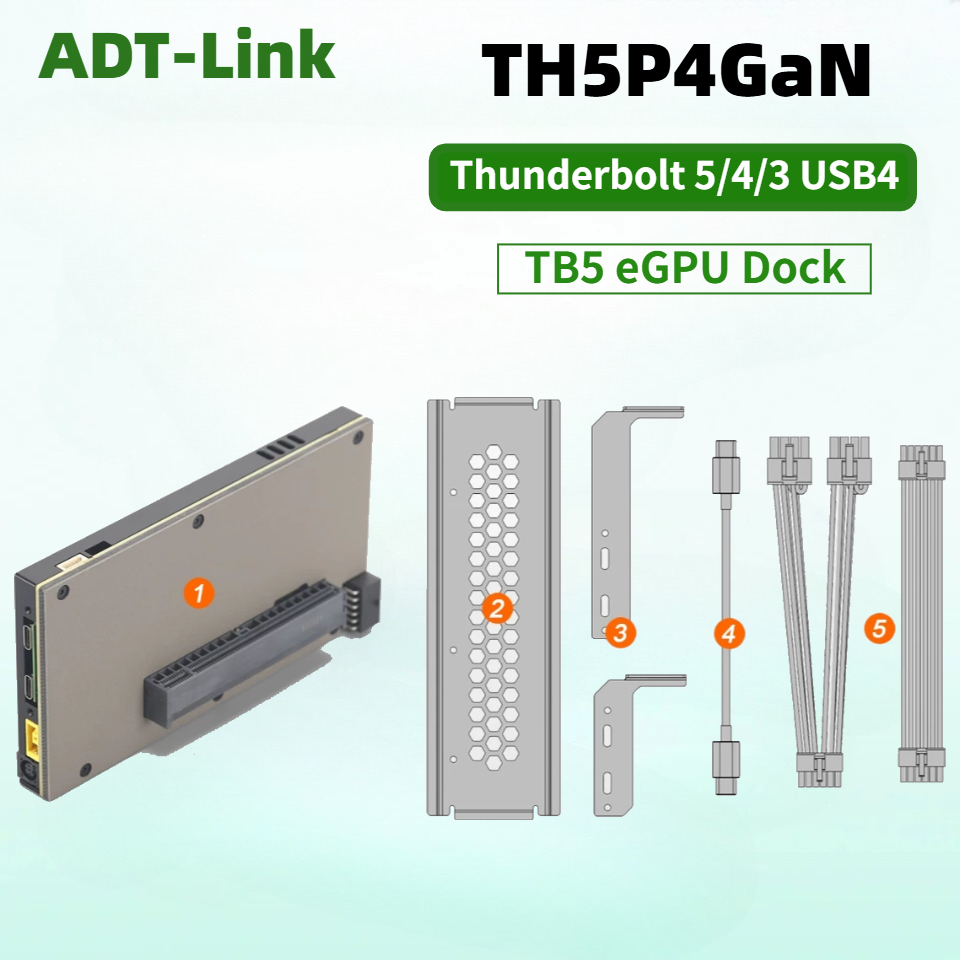 TH5P4GaN Laptop Thunderbolt 5/ - đánh giá và giá Gpu External Dock Egpu Thunderbolt 4