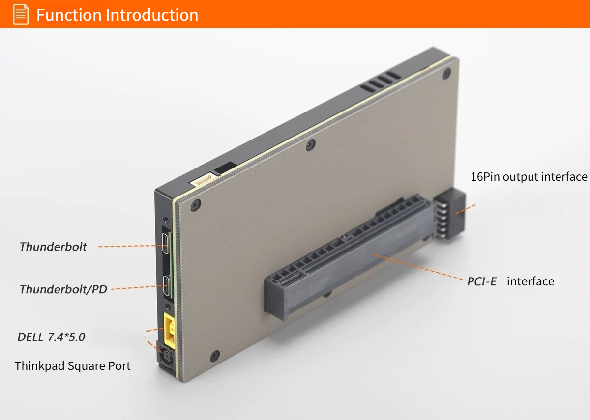 TH5P4GaN Laptop Thunderbolt 5/ - đánh giá và giá Gpu External Dock Egpu Thunderbolt 4
