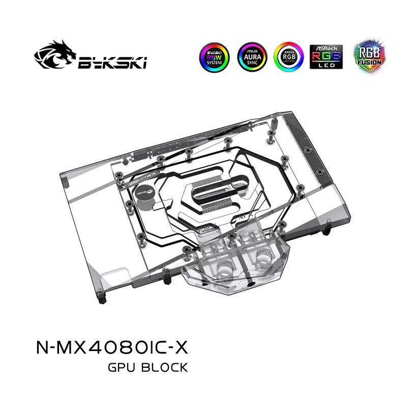 Bykski GPU Block for MAXSUN RT - đánh giá và giá Rtx 4080 Water Cooling Block