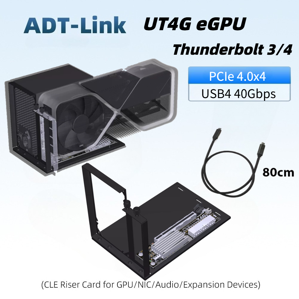 Upgraded UT4G UT3G EGPU Thunde - đánh giá và giá Gpu External Dock Egpu Thunderbolt 4