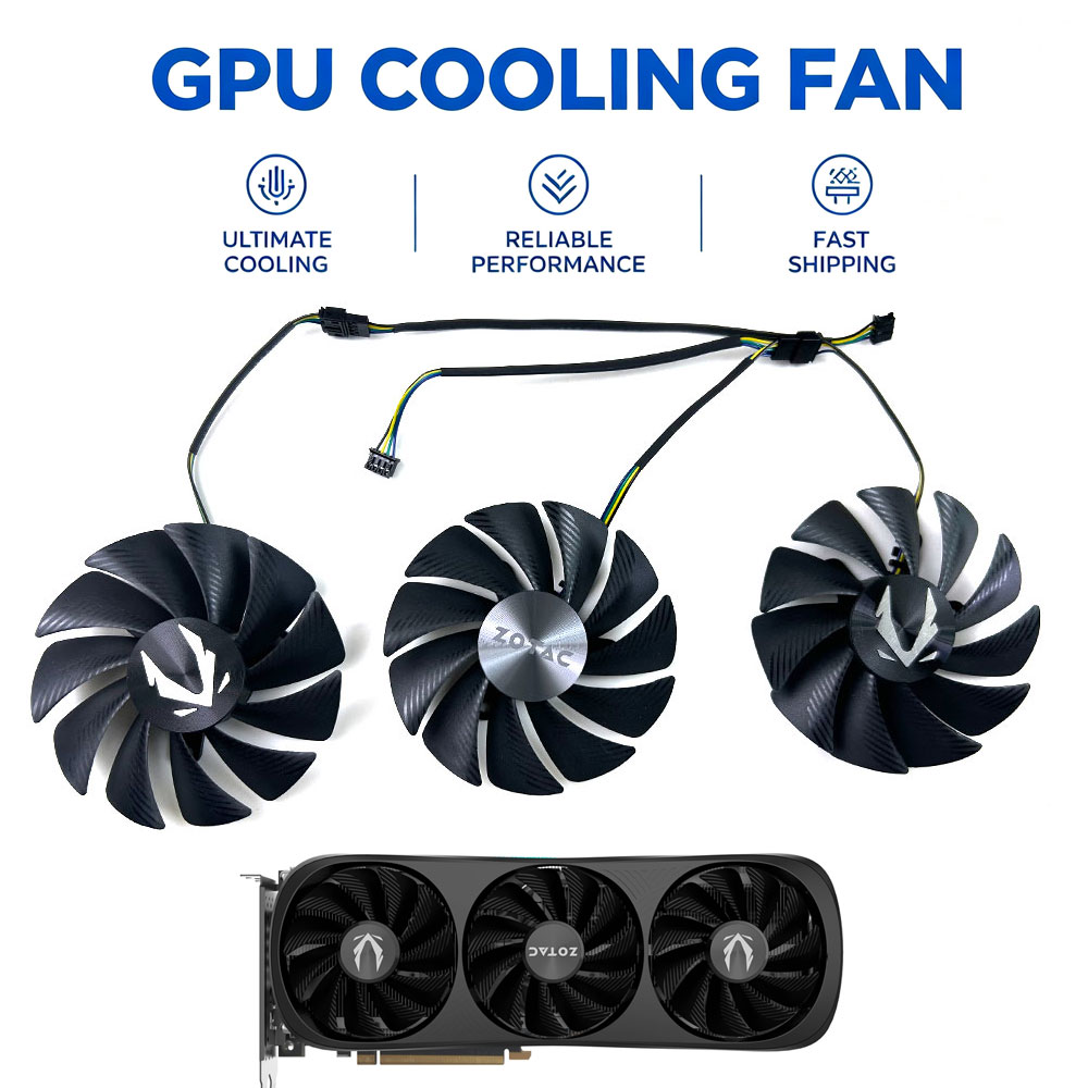 3PCS NEW Cooling Fan GA9S2U 4P - đánh giá và giá Rtx 4070 Ti Super 16Gb