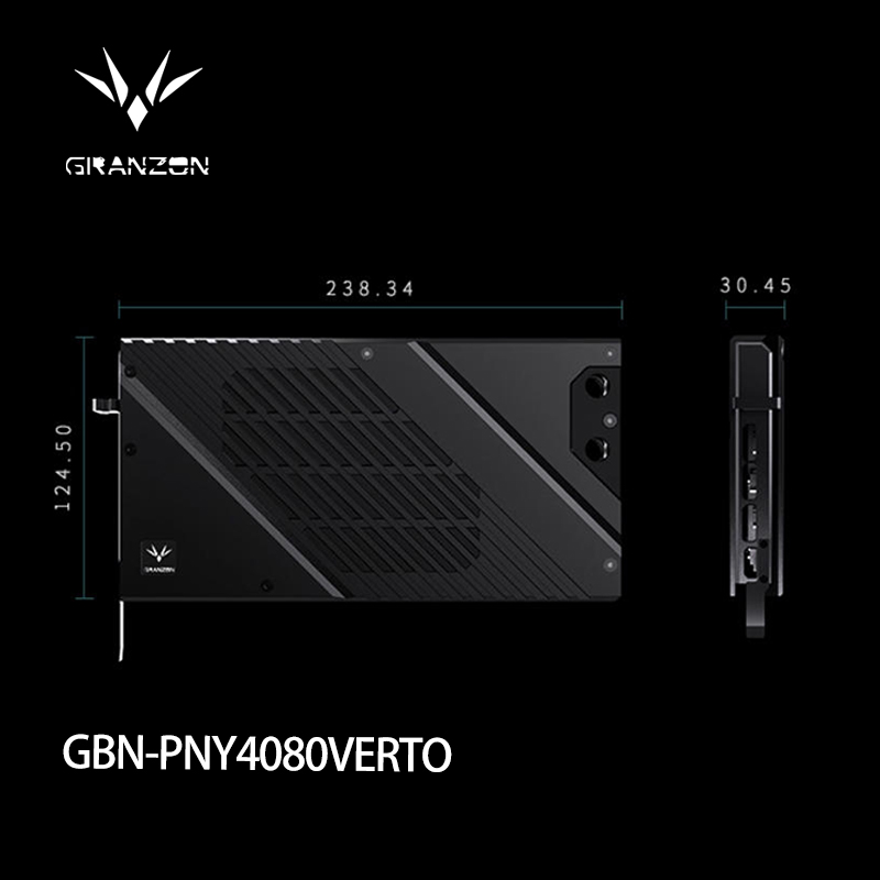 Granzon GBN-PNY4080VERTO Water - đánh giá và giá Rtx 4080 Water Cooling Block