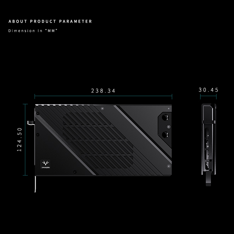 Granzon Water Block for PNY RT - đánh giá và giá Rtx 4080 Water Cooling Block