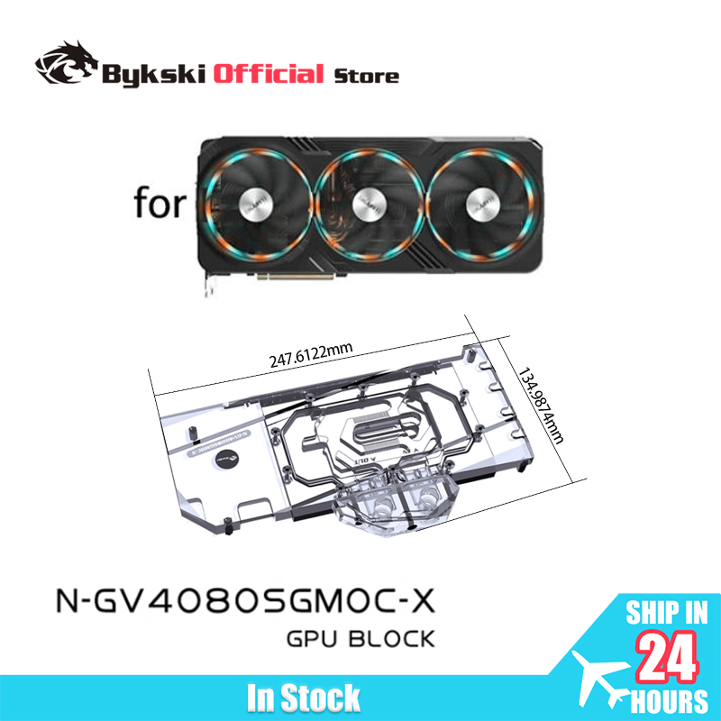 Bykski GPU Block for Gigabyte  - đánh giá và giá Rtx 4080 Water Cooling Block